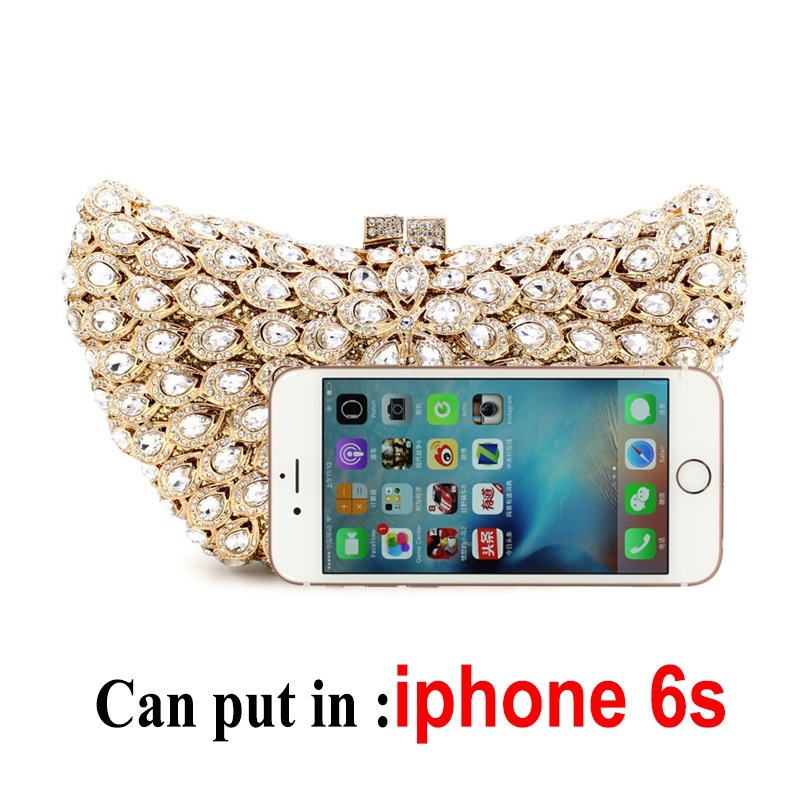 BL019 AliExpress bolsas de diamante transfronterizas bolsas de cena de cristal de metal bolsas de diamantes bolsas de mano damas