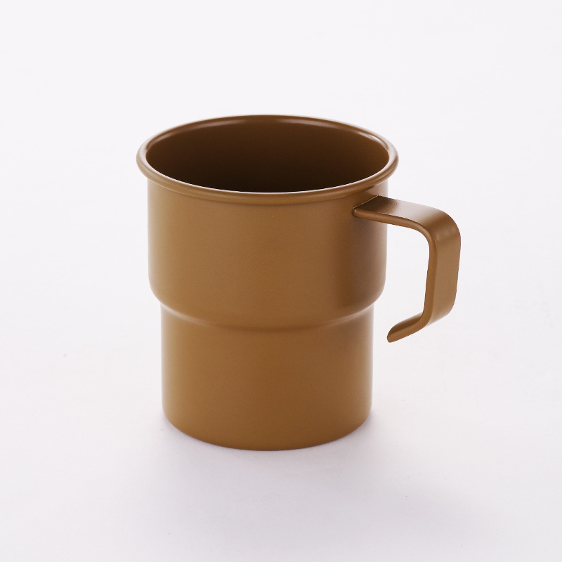 카키 논스틱 코팅 워터컵 (300ml)