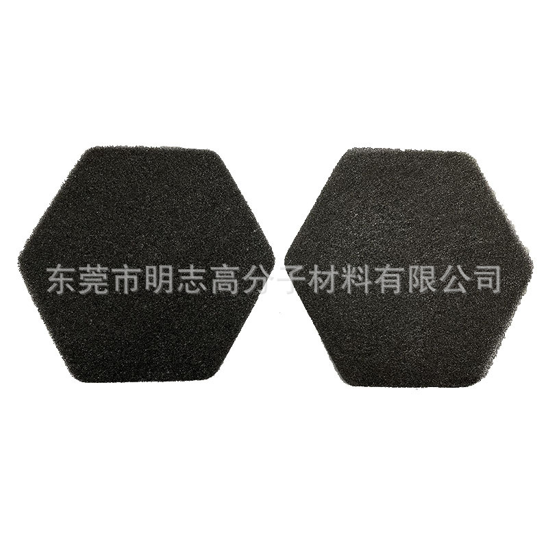 聚氨酯黑色过滤棉片 汽车发动系统防尘过滤海绵 鼓风机消音器滤网