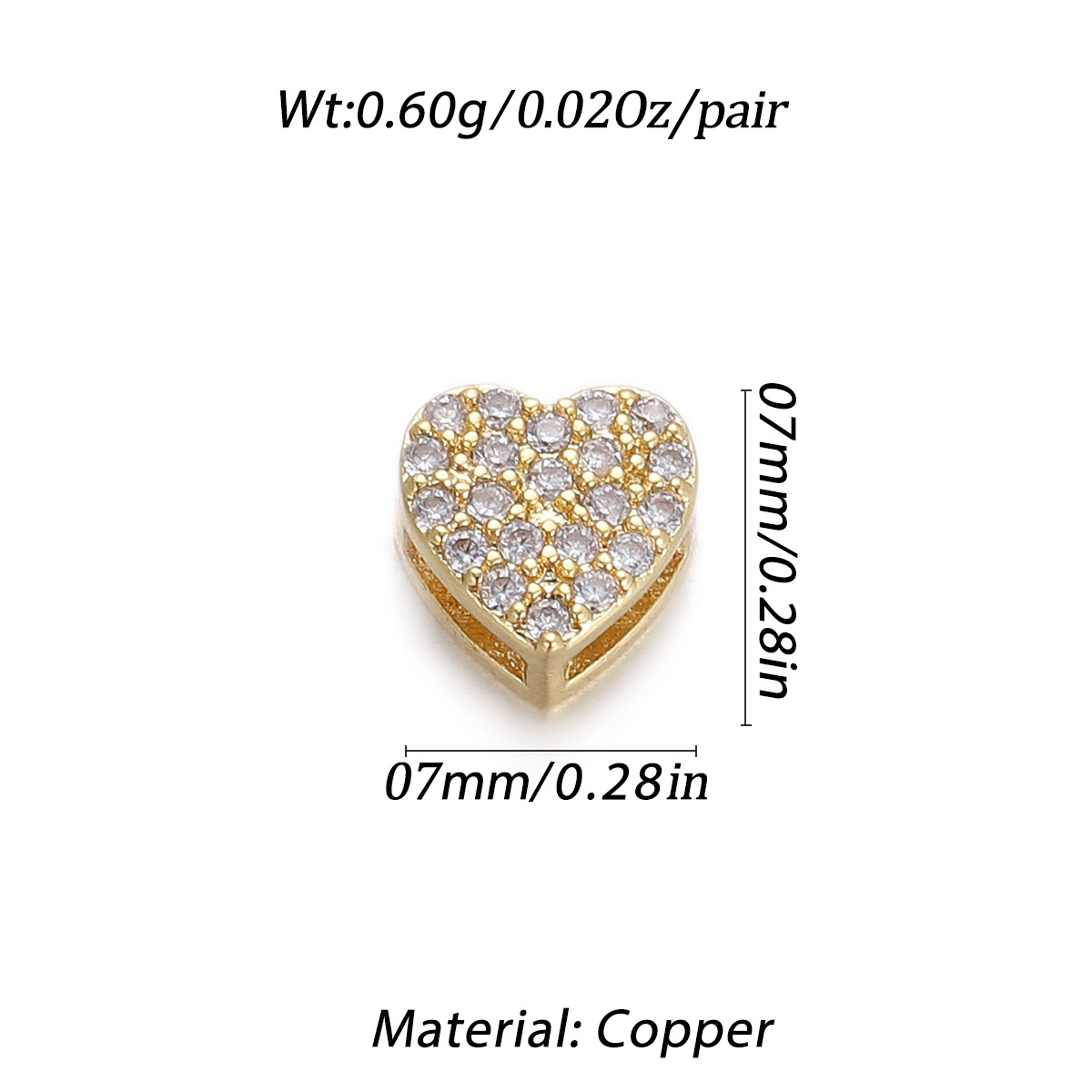 2g Weight Pendant, Chain Jewelry Making Type 15*13mm Jewelry Making Size DIY Jewelry Accessories Classification 1 Piece Quantity Copper Material Letter, Heart Shape Pattern Plating Design Vintage Style, Classic Style Style 1 Piece 15*13mm Copper Letter Heart Shape Pendant Chain 3