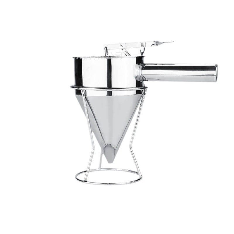 Embudo de bolas de pescado de acero inoxidable desmontable con mango transfronterizo 1.2L pulpo bola pequeña herramienta de cocina máquina de masa FCM