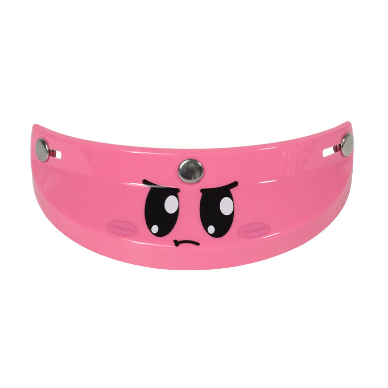 Cute Retro Motorcycle — Universal Auto Parts and Accessories - cute-visor-pink-angry