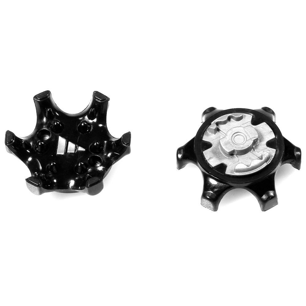 Suministro directo de fábrica de uñas de zapatos de golf de una sola palabra giratoria titular de la tarjeta rectangular Blanco y Negro Plata azul de cuatro colores uñas durable TPU material