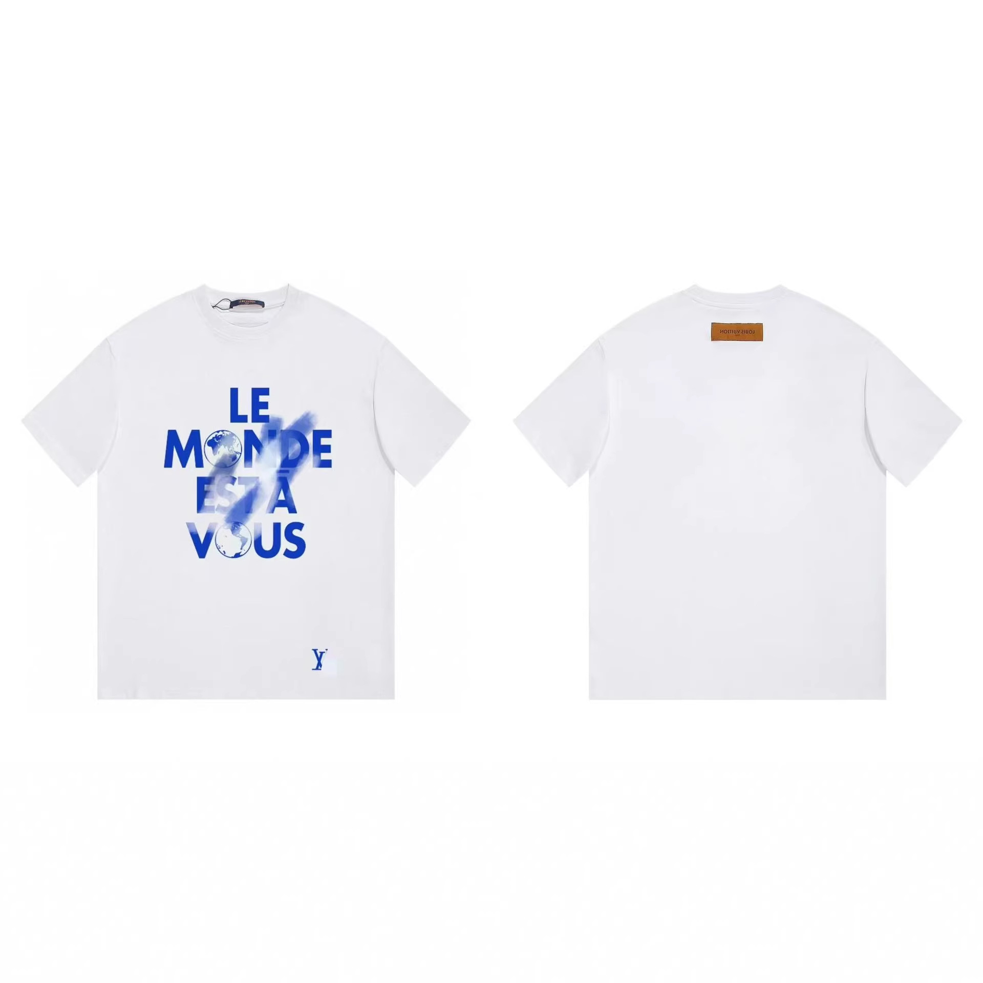 Camiseta de Manga Corta de Algodón con Logo Clásico, Corte Holgado para Hombre y Mujer | Uso Diario