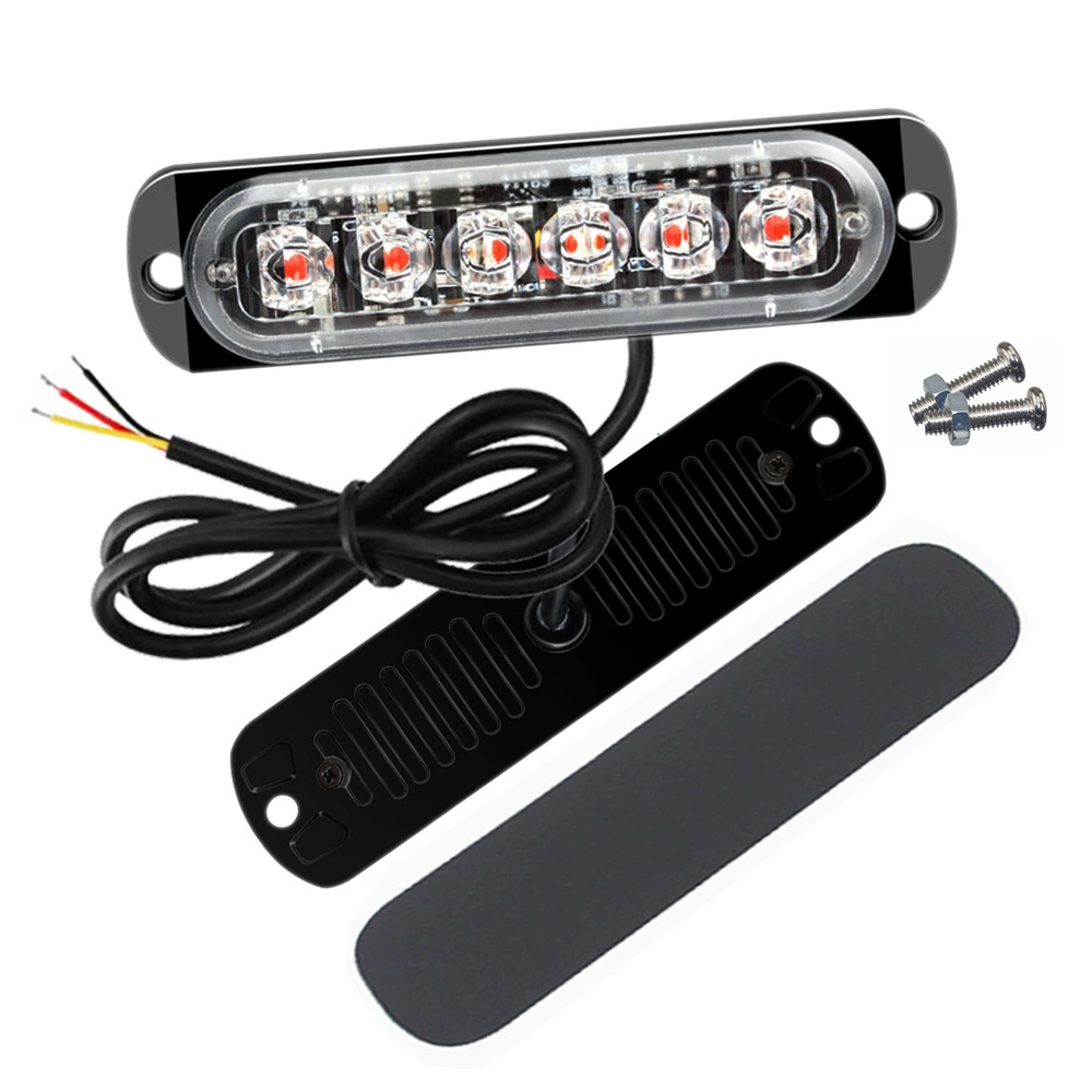 6LED фонарик 6LED предупреждающий сигнал, вспышка, освещение, свет, пригодится для грузовика
