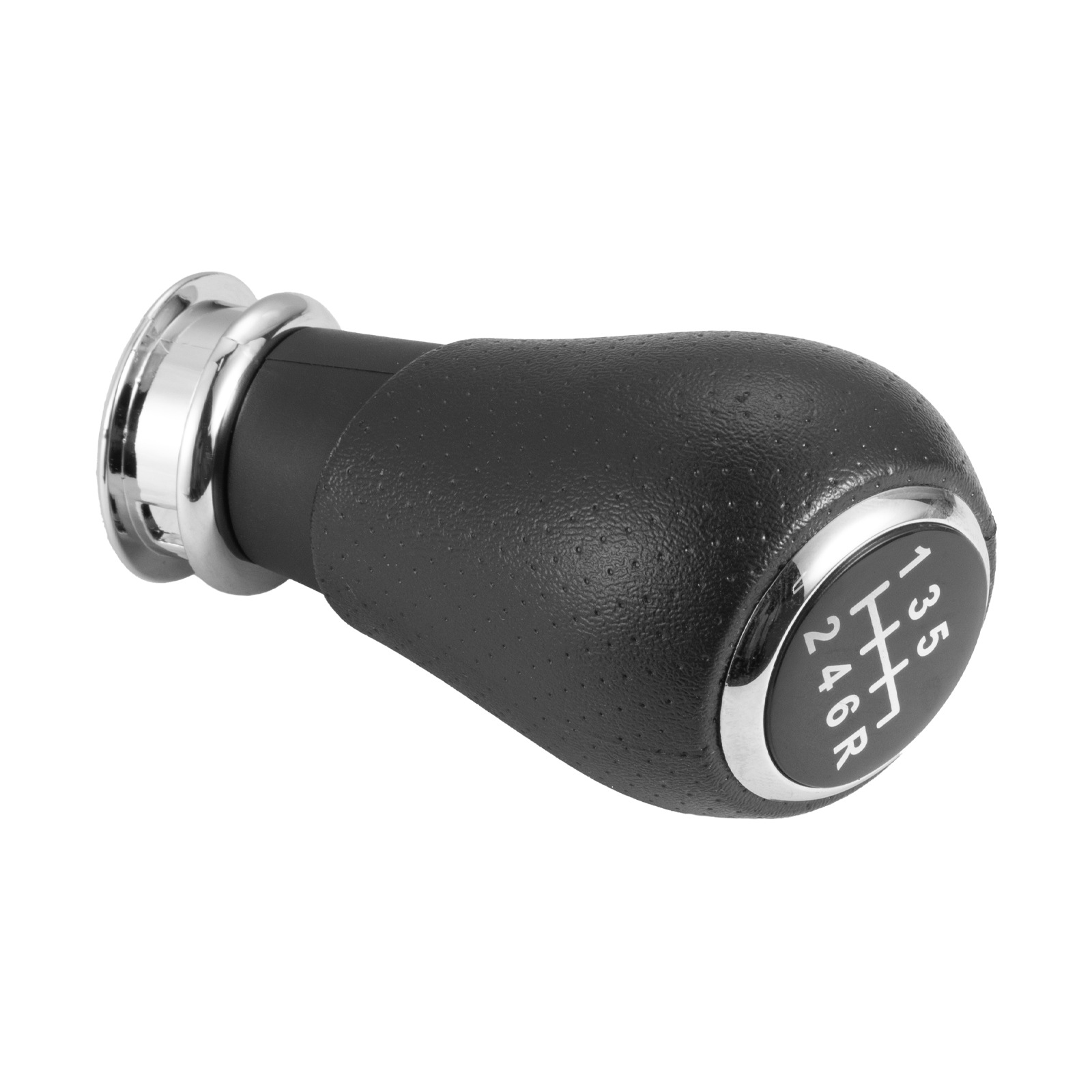 Applicable to Honda CRV Mk3 2006-2012, this is a 6-speed gear shift knob replacement part for modifying the car's gear shift lever