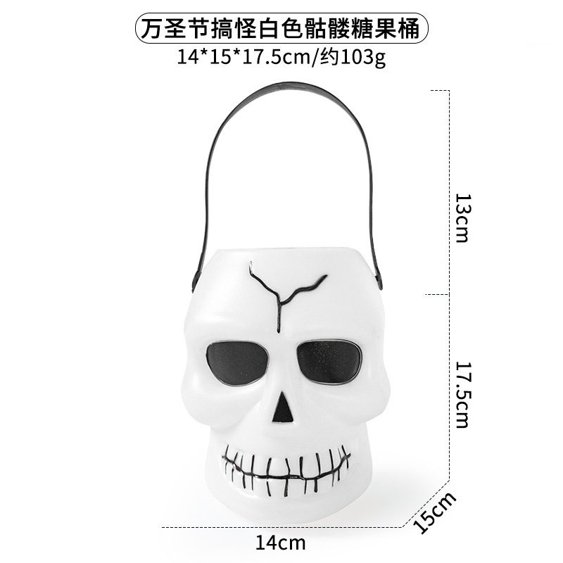 ハロウィンスポット卸売クロスボーダー装飾小道具紫黒オレンジグリーンピンクカボチャストレートキャンディスマイリーフェイスカボチャバケツ|undefined