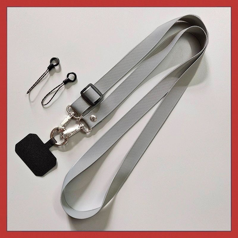 Color sólido de alta calidad alargar la cuerda de cuello de teléfono móvil extensible y retráctil ajustable para hombres y mujeres con cuerda de cinturón de brazalete para teléfono móvil