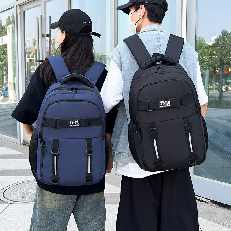 Capacious backpack, high quality bag for leisure for traveling