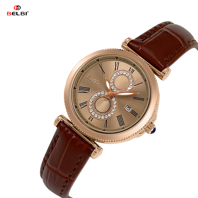 BELBI women's fashion niche high-end subdial women's watch