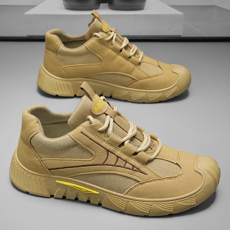 Zapatos de seguro laboral zapatos de hombre verano nuevo trabajo transpirable trabajo antideslizante resistente al desgaste zapatos de trabajo zapatos de trabajo zapatos de montaña hombres