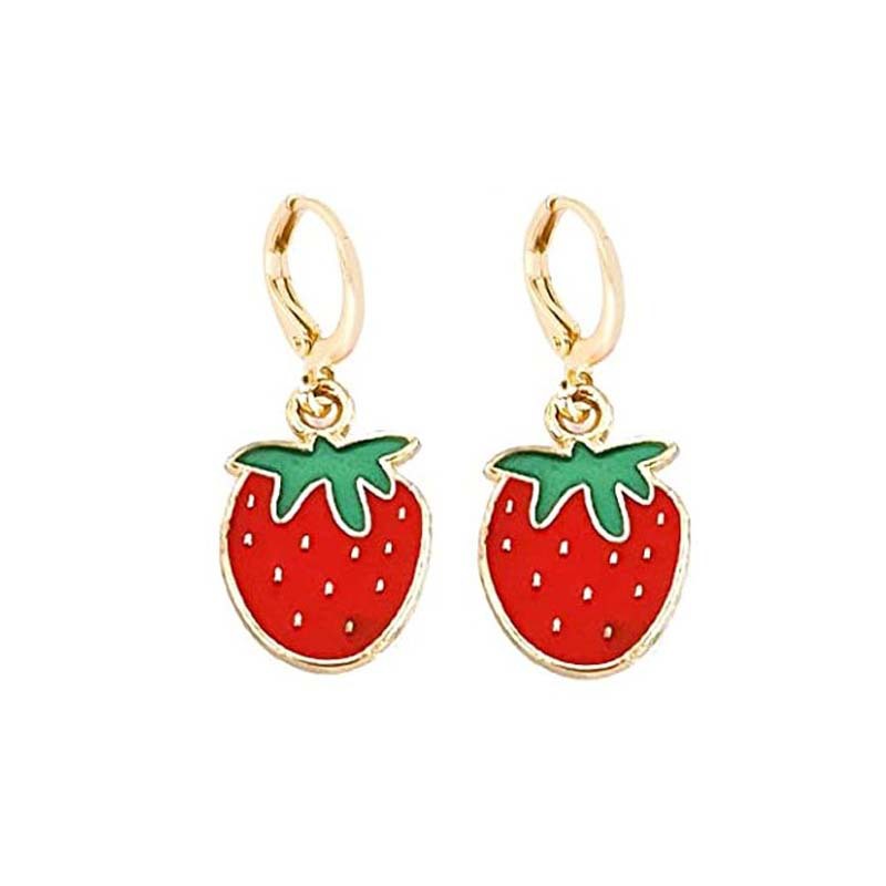 1 Pair Simple Style Smiley Face Butterfly Lightning Metal Enamel Hollow Out Women's Drop Earrings display picture 5