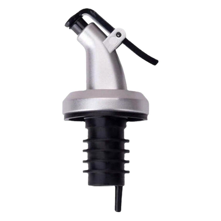 Condiment Oil Bottle Cap, Press-Type Oil Spout, Vinegar Bottle Pouring Spout, Sealing Cap, Oil Bottle and Wine Bottle Cap for Kitchen