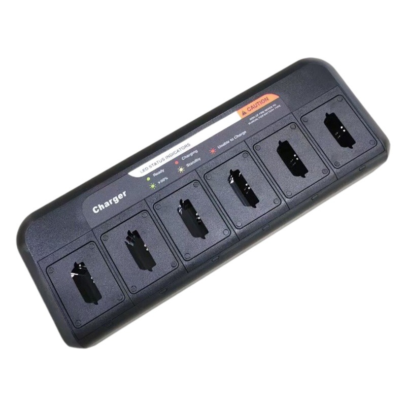 Aplicable a SEPURA walkie-talkie STP8000 STP8038 STP9000 cargador de seis asientos