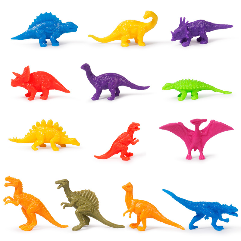 13款软胶小恐龙迷你小恐龙玩具儿童动物园模型男女孩科教认知恐龙