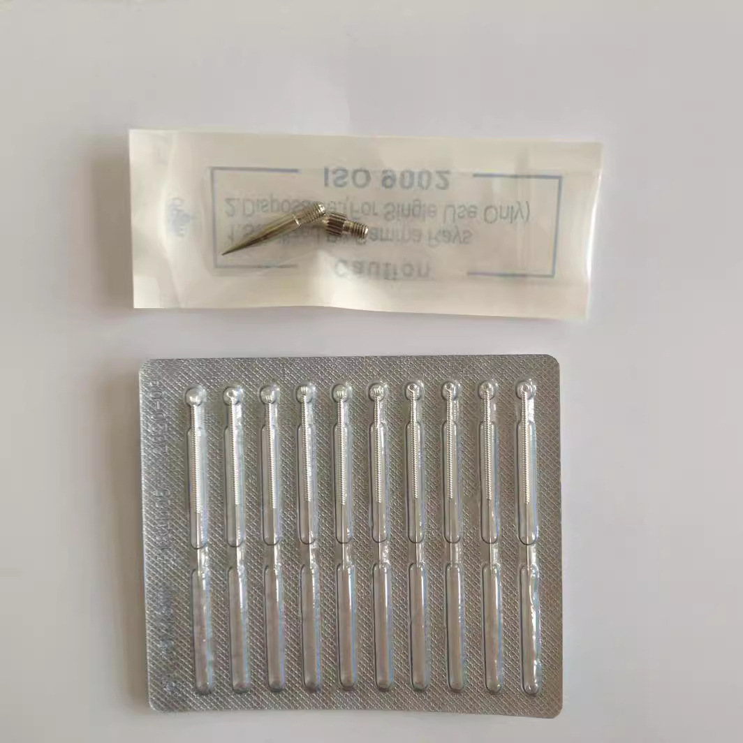 Accesorios de aguja de lápiz de moles pequeños puntos blancos aguja gruesa aguja delgada universal escáner de puntos alemanes aguja de acupuntura desechable