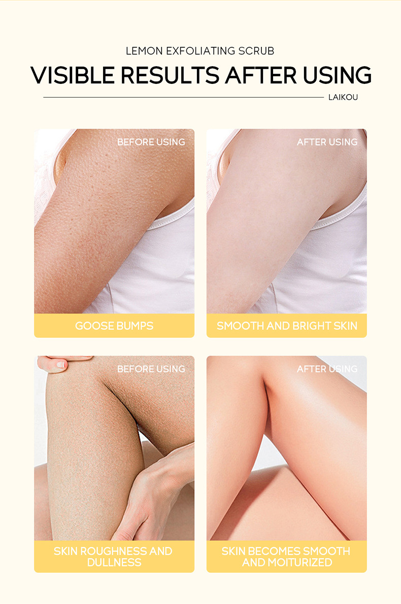 Cross-border Laicome Body Scrub 350g Pore Cleansing and keratin rejuvenation skin care products wholesale manufacturer supply undefined