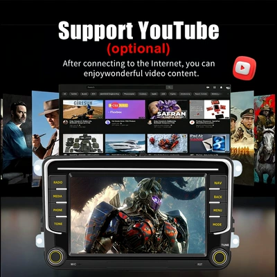 Volkswagen 7inch Linux DVD Navigation