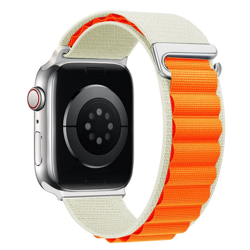 Apple, нейлоновый ремешок для часов, "Mountain cloud" чай, 49 мм