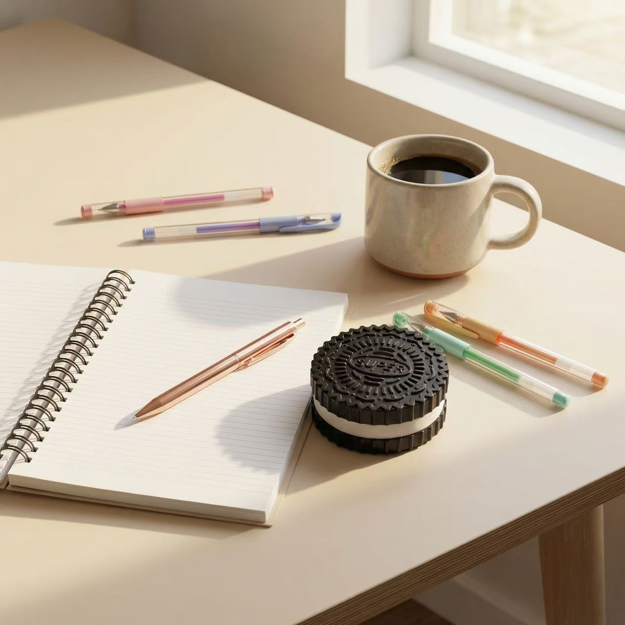 Juguete Descompresivo Oreo de Plástico TPR para Niños