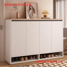 鞋柜门口家用新款现代简约入户门室内靠墙玄关柜出租屋收纳柜