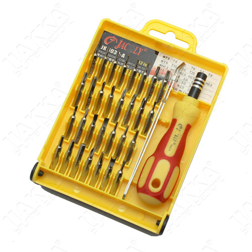 Foreign trade JACKLY 6032A/B 32-in-1 mobile phone disassembly tool set telecommunications screwdriver combination set