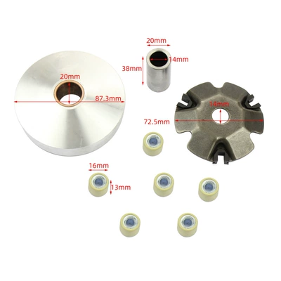 Motorcycle transmission system parts 80 front belt disc clutch