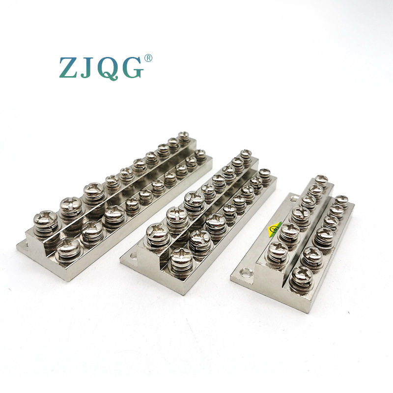 Current strong light JDG distribution cabinet copper block, busbar, terminal, upper and lower trapezoidal copper grounding blocks