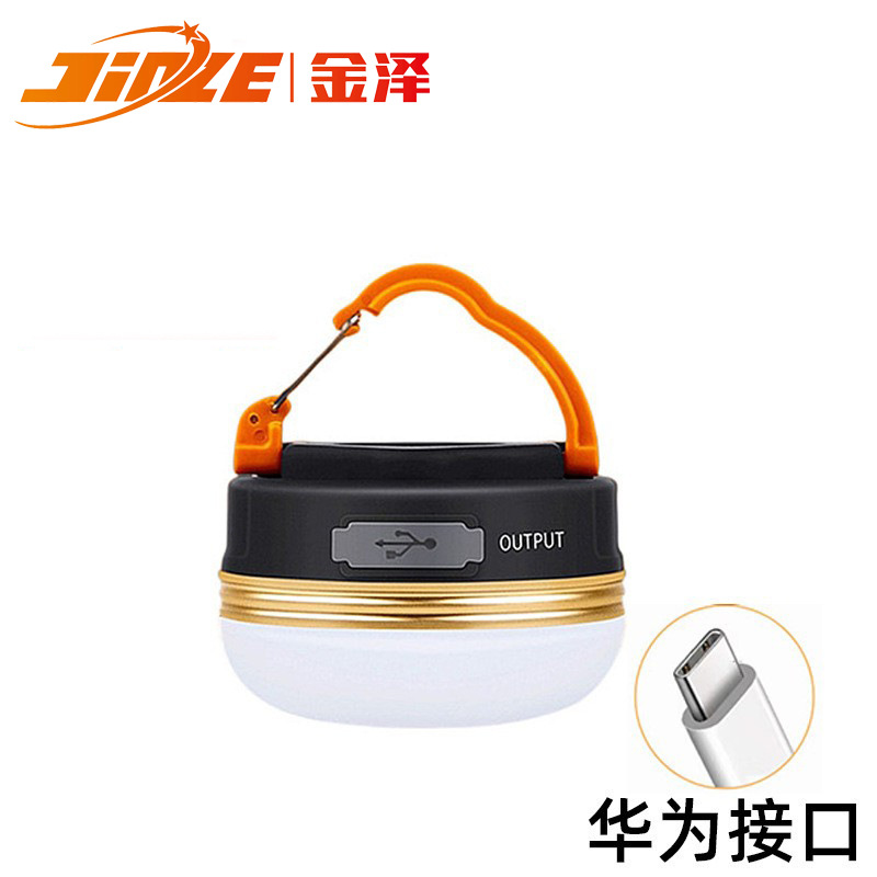 Explosión transfronteriza mini portátil brillante luz caliente LED camping de emergencia tipo-C camping carpa de luz