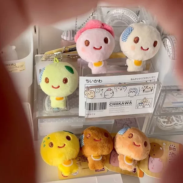 New plush keychain: Onsen Mantou-kun green tea keychain, soft and cute, a healing and adorable gift for friends, also suitable for decoration