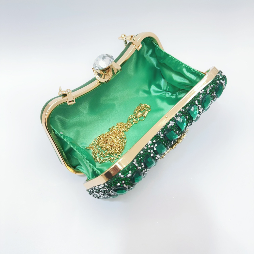 360g Weight Polyester Lining Material Lock clasp Closure Type Top Handle Strap Type Evening Bag Bags Type Holiday, Party Occasion Polyester Material Solid Color Pattern All Seasons Season Women's Gender Diamond Design Elegant, Vintage Style Style Square Shape Small Size Polyester Solid Color Square Evening Bags 11