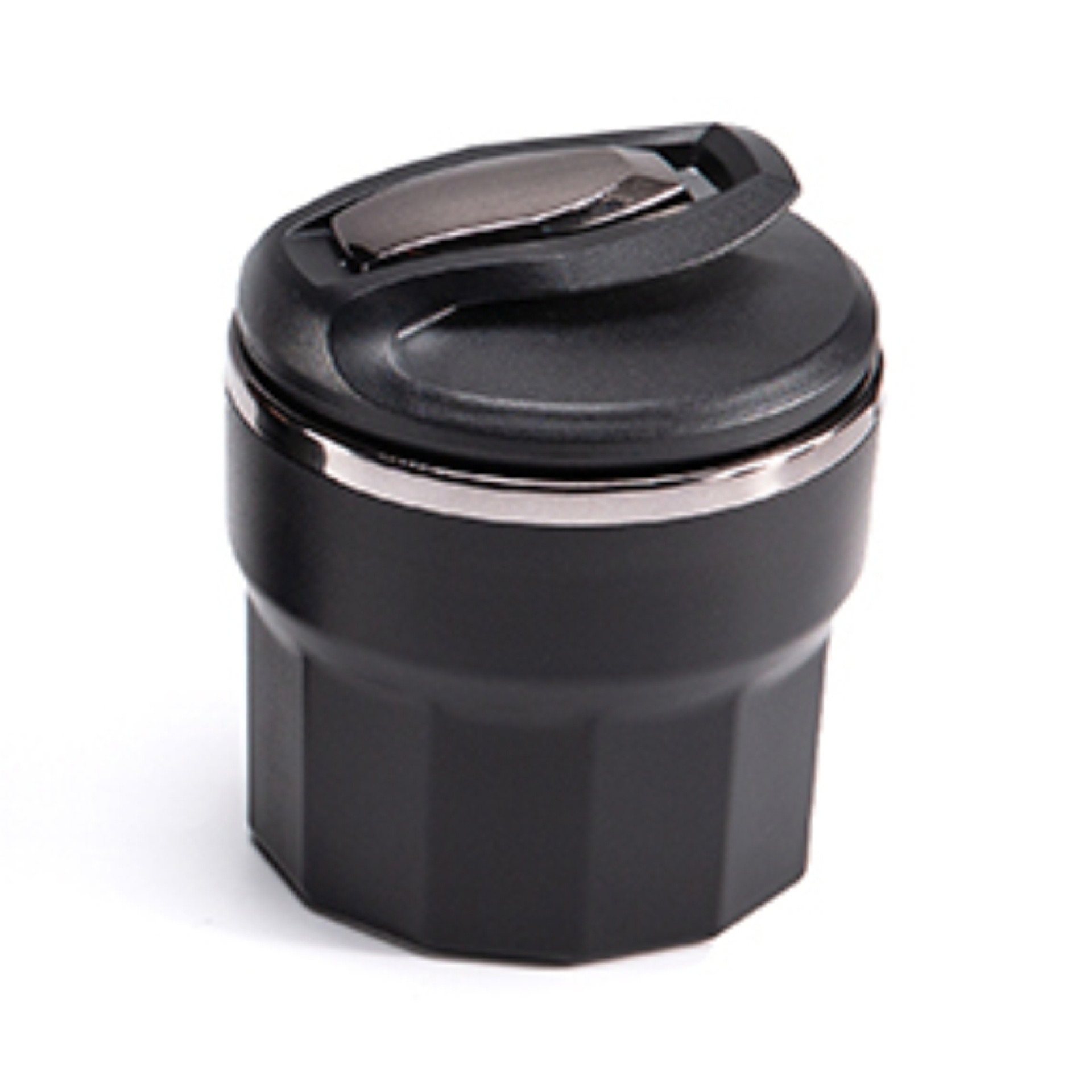 Car Ashtray with Pop-Up Lid and Led Light, Trendy Car Ashtray, Household Ashtray, Car Supplies Trash Can
