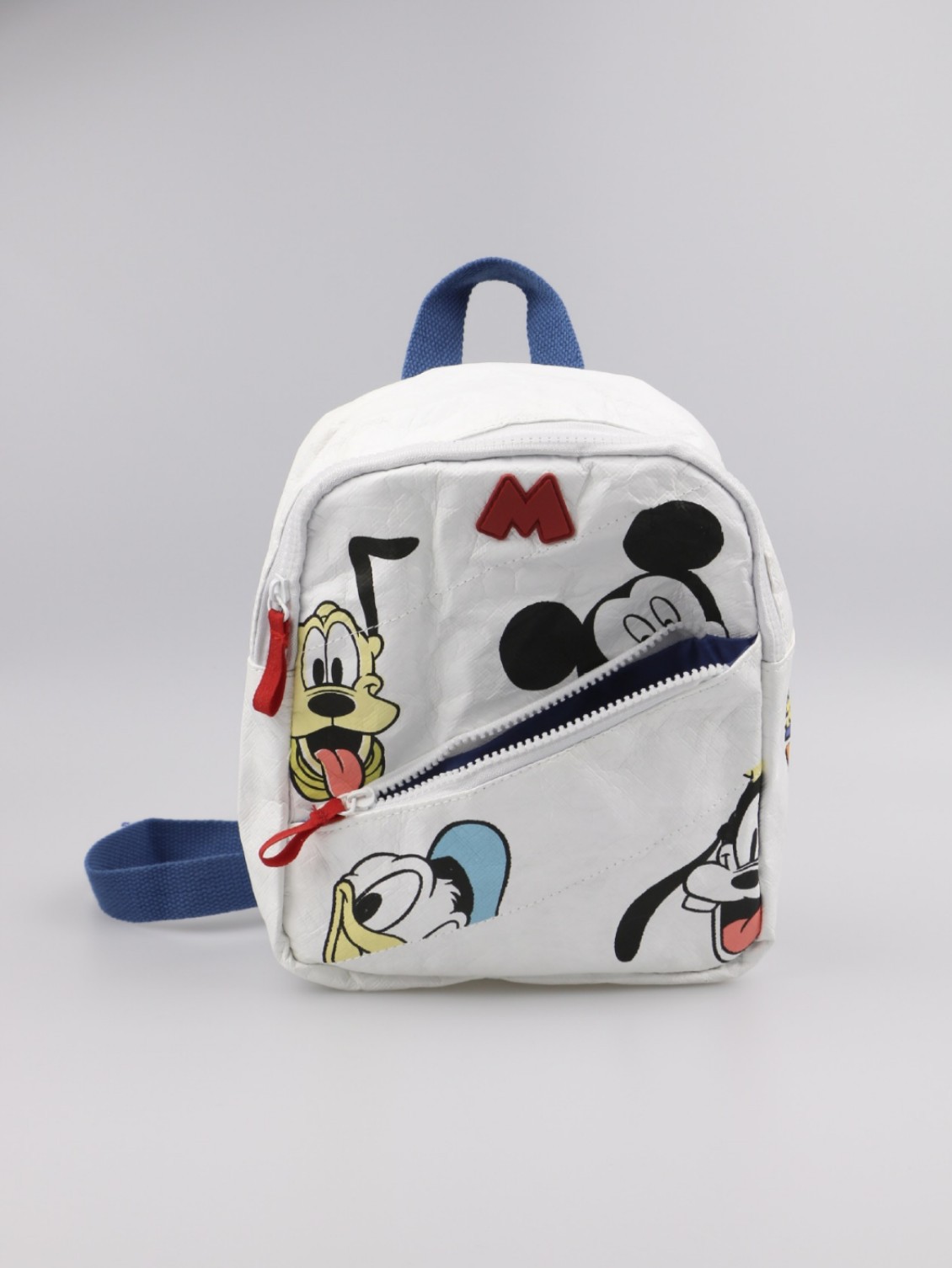 Ligero DuPont papel ocasional de los niños dibujos animados impreso blanco mochila Kindergarten