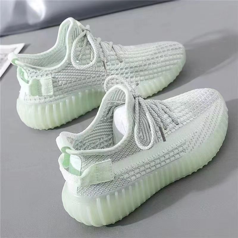 2026 New Spring Flyknit Mesh Shoes, Women's Shoes, Summer Breathable Casual Shoes, Sports Shoes, Versatile Dad Sneakers