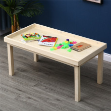 实木积木桌幼儿园玩沙早教沙盘桌多功能游戏桌儿童太空沙