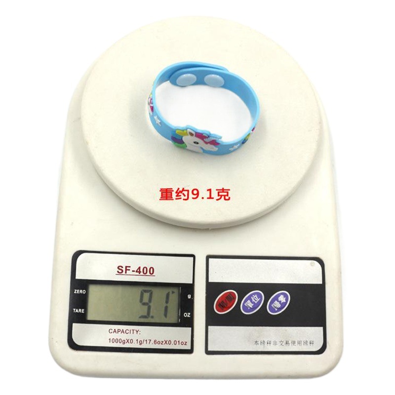 Cross-border new European and American unicorn bracelet PVC soft rubber children's bracelet children's jewelry gift jewelry