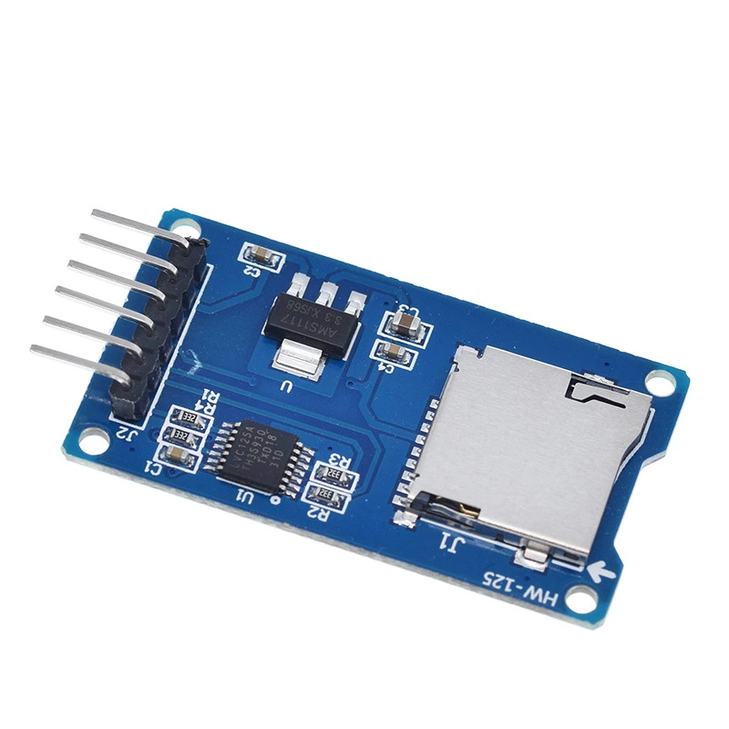 Модуль Micro SD (TF) карты для чтения/записи, интерфейс SPI с микросхемой преобразования уровней