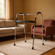 老人行走助行器辅助四脚拐杖老年人助力扶手架康复走路神器助步器