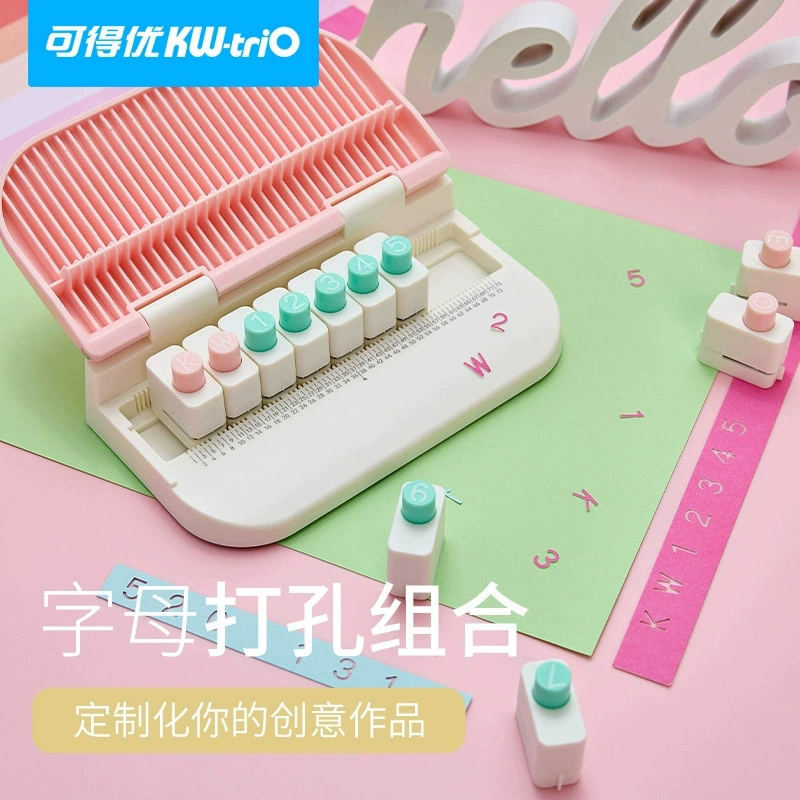 Можно получить отличный KW-TRIO YHJ-ZM Manual руководство 26 Английский перфоратор машина для тиснения букв LOVE