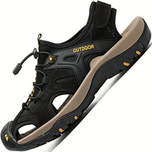 R 27450 Genuine Leather Toe Wading Sandals ��Ƥ��ͷ��ϪЬ