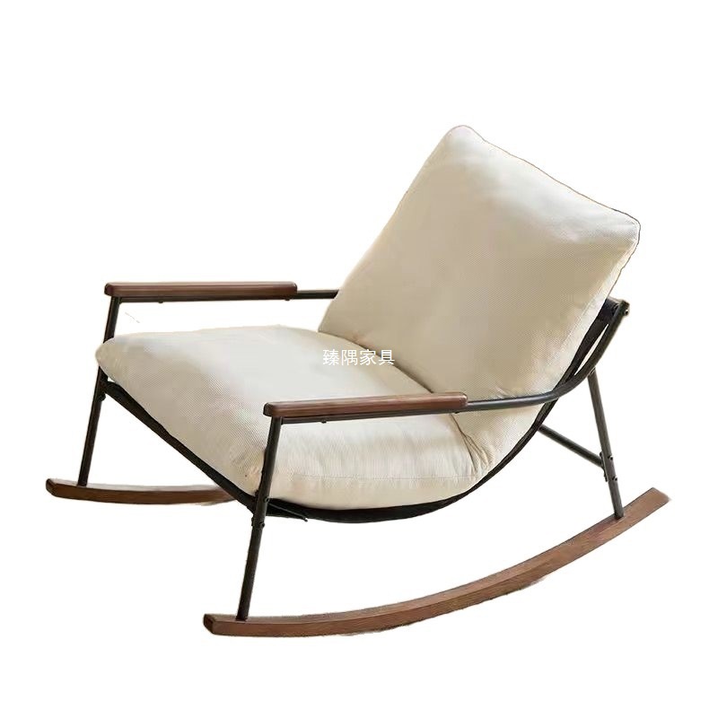 Silla de mecedor sala de estar casera silla de relajación red silla de relajación dormitorio silla de relajación para dormir balcón único silla de mecedor ocio
