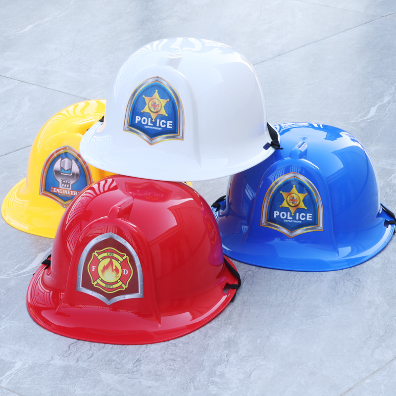 Día DE LOS NIÑOS fábrica directa fuego sombrero policía sombrero ingeniería sombrero papel juego juguete al por mayor