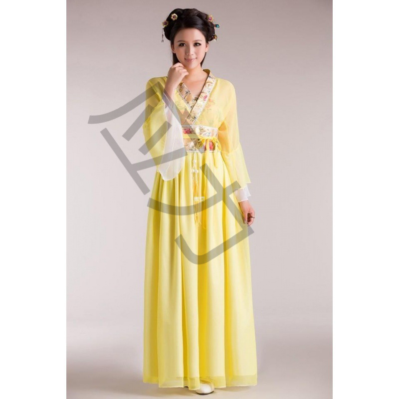 汉服女中国风淡雅公主清新衣服七仙女古装服装仙女小姐成人礼古代