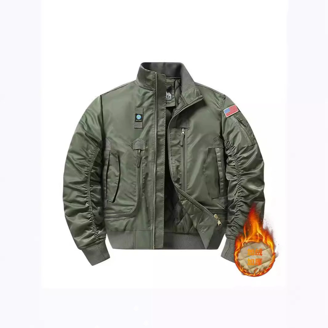 Autumn and Winter Ma1 New Jacket with Cotton and Thickeneded Workwear Air Force Loose Large Size Casual Jacket Baseball Uniform Pilot