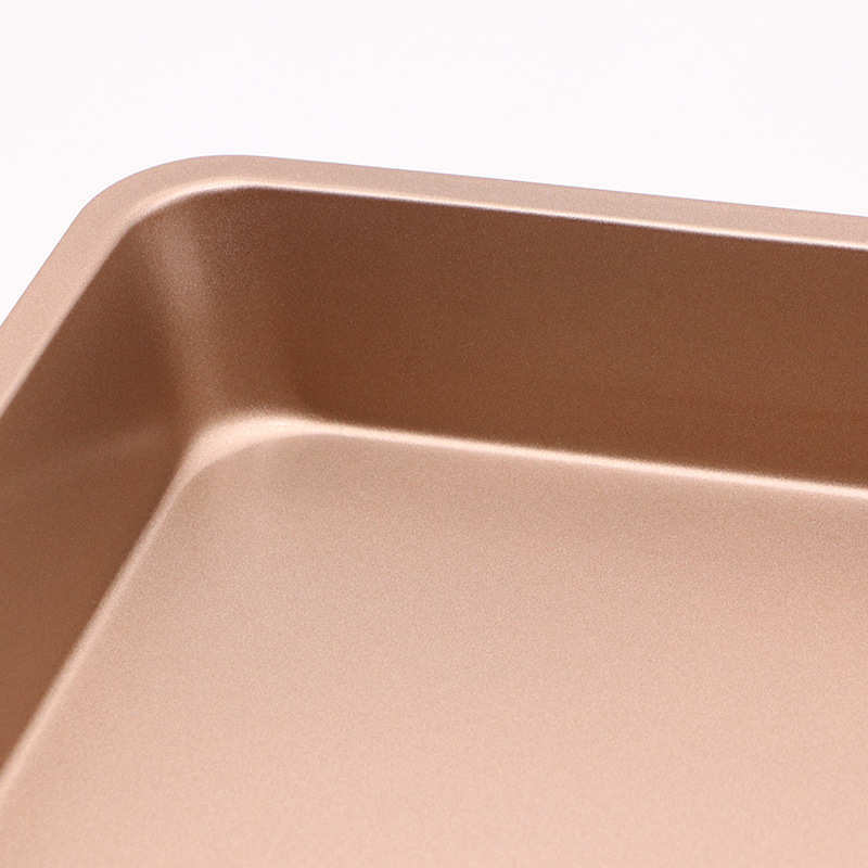 8-inch Square Baking Pan, Carbon Steel Cake Mold for Toast & Chiffon Cakes, Non-Stick Baking Dish, Baking Tool