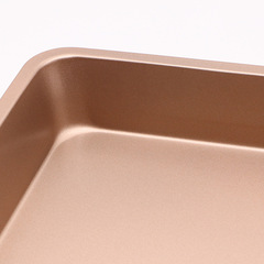8-inch Square Baking Pan, Carbon Steel Cake Mold for Toast & Chiffon Cakes, Non-Stick Baking Dish, Baking Tool