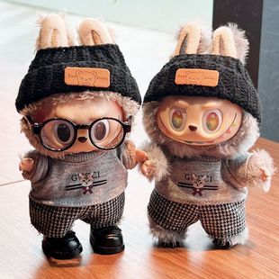 Free Shipping Labubu Baby Clothes Front High Energy 3.0 Suit Big Brand Trendy T-Shirt Hat Shoes Pendant Vinyl Blind Box