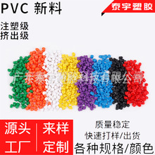 pvc颗粒原料挤出注塑级pvc塑料颗粒环保阻燃高光聚氯乙烯胶料粒子