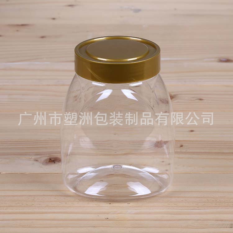 扁形塑料瓶食品密封性瓶罐PET瓶南瓜脆片瓶饼干盒注塑件注塑工艺