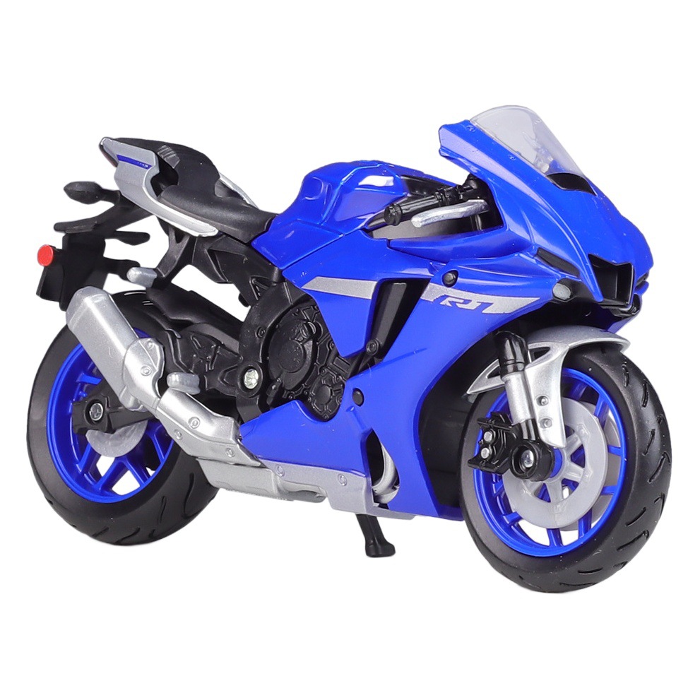 Maista 1:18 Yamaha 2021YAMAHA YZF-R1 simulación aleación modelo de motocicleta con base